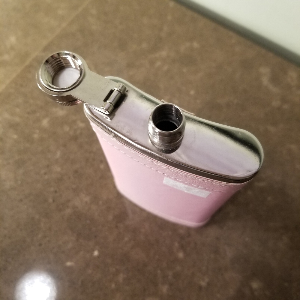 Leather Wrapped Flask - Picture 6 of 8
